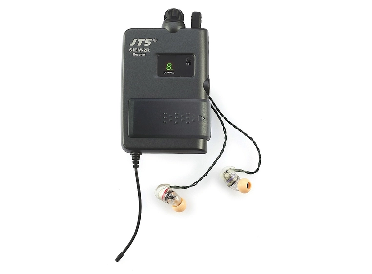 JTS SIEM-2R-IE-1 in-ear monitor mottaker Mottaker med ørepropper, 863-865Mhz 